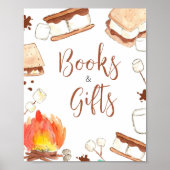 Poster S'mores Camping Baby showers Livres et Cadeaux (Devant)
