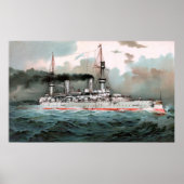 Poster SMS Kaiser Wilhelm II 52,5 pouces x 32 pouces (Devant)