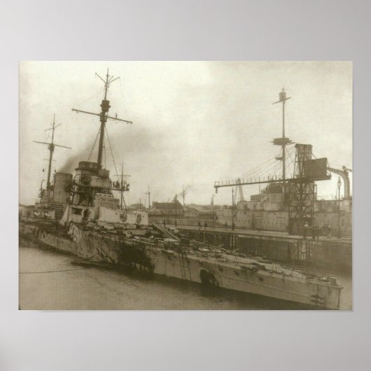 Poster SMS Seydlitz après Jutland (Devant)
