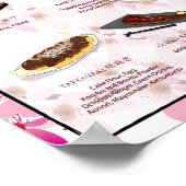 POSTER SNACK POSTER, 16X20, ARRIÈRE - PLAN SAKURA (Coin)