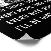 Poster Snack Vous Faites Chaque Repas Que Vous Cuisinez A (Coin)