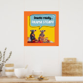 Poster Snacks Ready, Drama Steady (Cuisine)