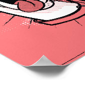 Poster Snacks Scooby Doo demi-teinte Scooby (Coin)