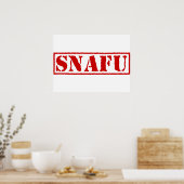 POSTER SNAFU (Cuisine)
