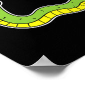 Poster Snake fait la boxe (Coin)