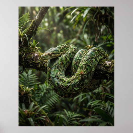 Poster Snake Is Coming Shadow Path (Devant)