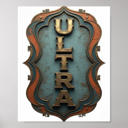 Poster Snappy Gold ULTRA Design Moderne (Devant)