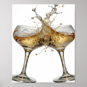 Poster Snappy Silver À votre santé
