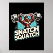 Poster Snatch Squatch - Drôle Poids (Devant)