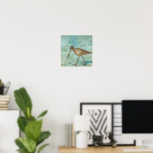 Poster Snipe Coastal Shorebird (Bureau à domicile)