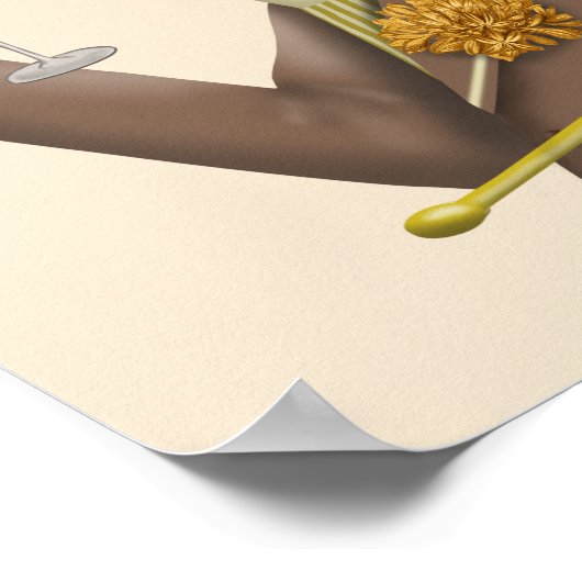 Poster Snob de vin beagle (Coin)