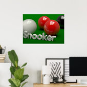 Poster Snooker (Bureau à domicile)