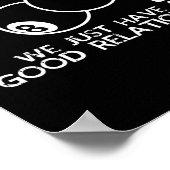 Poster Snooker Billard Table Shot Cue Stick Rack (Coin)