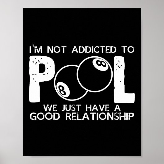 Poster Snooker Billard Table Shot Cue Stick Rack (Devant)