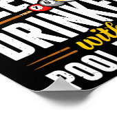 Poster Snooker Boisson De Bière Avec Problème De Pool Lec (Coin)