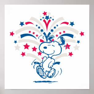 Poster Snoopy 4 juillet Danse