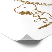 Poster Snoopy et Ballons Anniversaire (Coin)