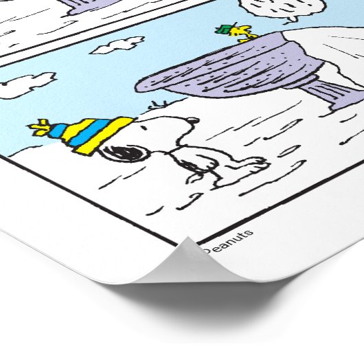 Poster Snoopy et l'équipage Zamboni (Coin)