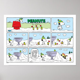 Poster Snoopy et l'équipage Zamboni