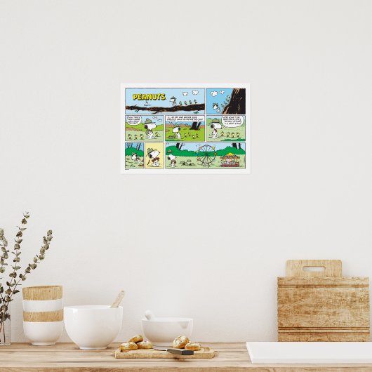 Poster Snoopy & Friends | Go Camping (Cuisine)