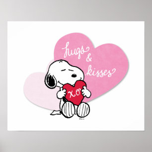 Poster Snoopy Hugs & Kisses