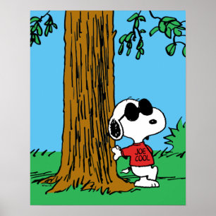 Poster Snoopy "Joe Cool" debout