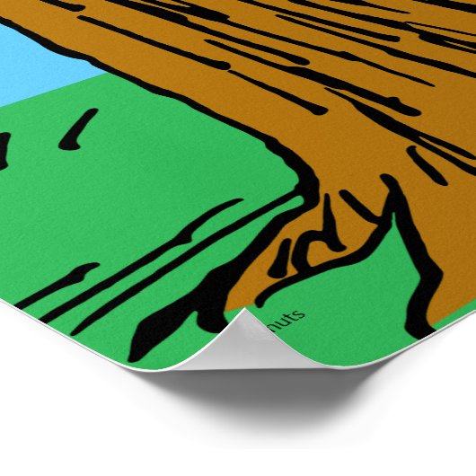 Poster Snoopy "Joe Cool" debout (Coin)