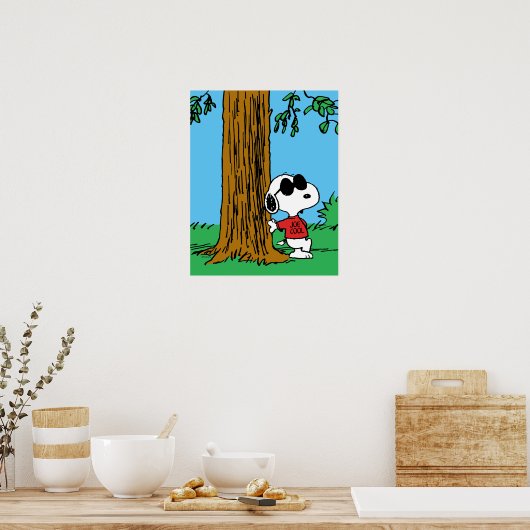 Poster Snoopy "Joe Cool" Standing (Cuisine)