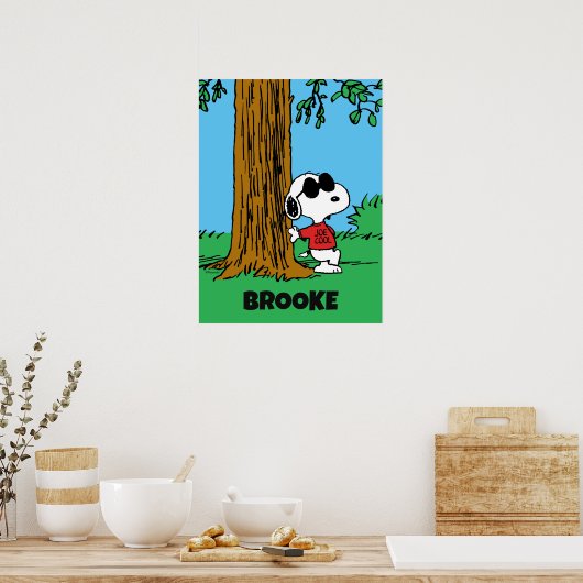 Poster Snoopy "Joe Cool" Standing (Cuisine)