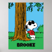 Poster Snoopy "Joe Cool" Standing (Devant)