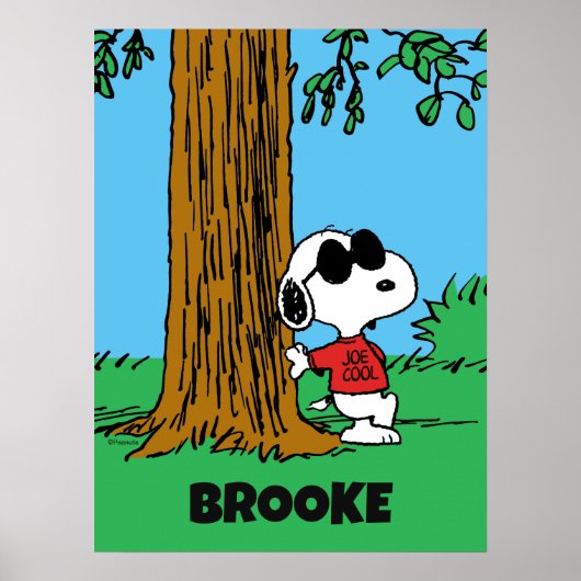 Poster Snoopy "Joe Cool" Standing (Devant)