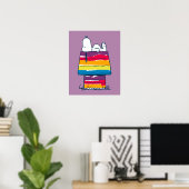 Poster Snoopy | Rainbow Dog House (Bureau à domicile)