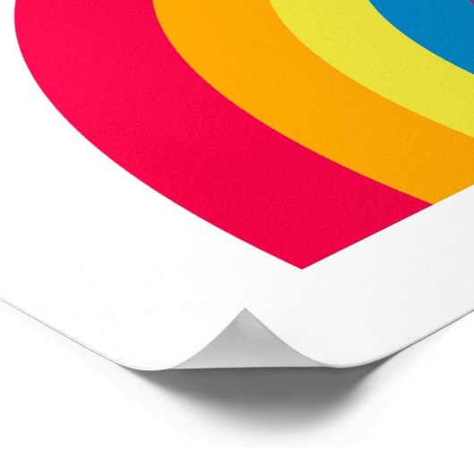 Poster Snoopy | Rêver en couleur arc-en-ciel (Coin)