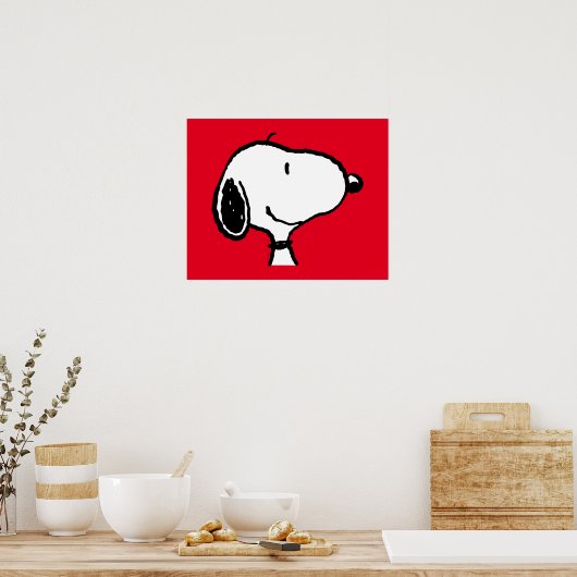 Poster Snoopy Smile Giggle Laugh (Cuisine)