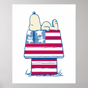 Poster Snoopy sur 4 juillet Dog House