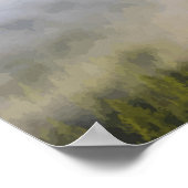 Poster Snoqualmie Pass, Washington Illustration de voyage (Coin)