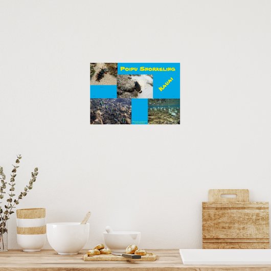 Poster Snorkel Poipu (Cuisine)