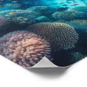 Poster Snorkeling dans un beau récif (Coin)