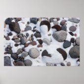 Poster Snow and Rocks (Devant)