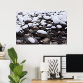 Poster Snow and Rocks, Parc national du Mont Rainier (Bureau à domicile)