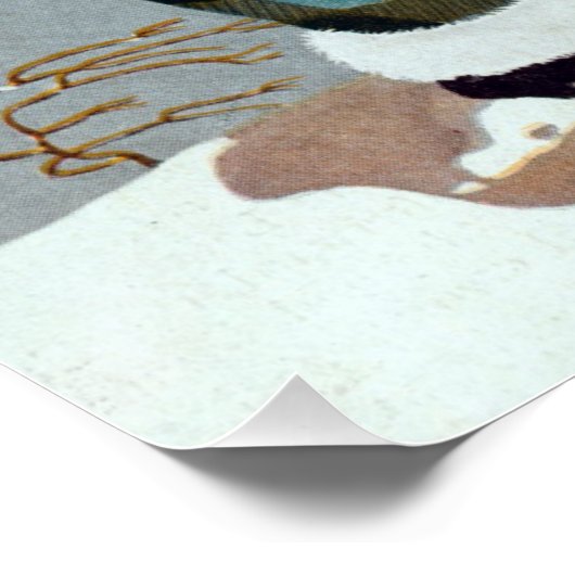 Poster Snow Buntings - Will Hammell (Coin)