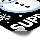 Poster Snow Day Suprter Snow Snowflake Snowman Winter Tea (Coin)