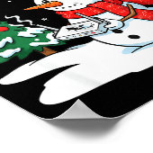 Poster Snow-fi Signal Lost Funny Christmas Snowman Wifi (Coin)