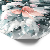 Poster Snow in Love Winter Wonderland Bridal Shower (Coin)