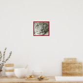 Poster Snow Leopard (Keuken)