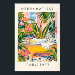 Poster Snow Leopard Matisse Art Print Pink Bathroom<br><div class="desc">Snow Leopard Matisse Art Print Pink Bathroom

classic art poster,  fine art wall decor,  famous artist prints,  museum inspired art,  matisse poster,  japanese art print,  ukiyo e wall art,  william morris pattern,  arts and crafts art,  monet impressionist art,  picasso inspired poster,  timeless wall art</div>