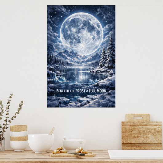 POSTER SNOW MOON (Cuisine)
