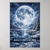 POSTER SNOW MOON (Devant)