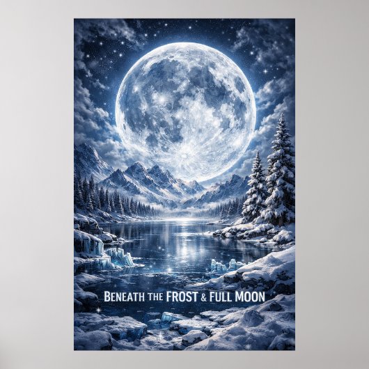 POSTER SNOW MOON (Devant)