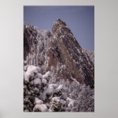 Poster Snow on The Flatirons (Devant)